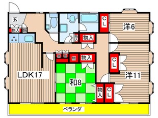 ちとせビルの物件間取画像